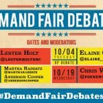 History calls for an end to the double standard against Hillary Clinton (#DemandFairDebates)