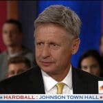 Gary Johnson freezes up on Hardball, calls it an “Aleppo moment”
