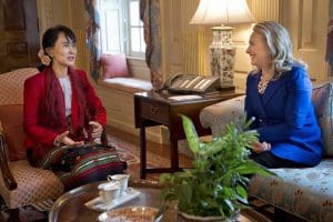 Hilary Rodham Clinton, Aung San Suu Kyi