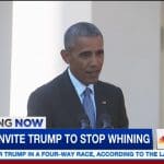 Obama humiliates “whining” Trump: “You don’t have what it takes to be in this job”