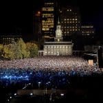 Clinton concludes on soaring note with Springsteen firing up massive Philly crowd