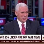 Pence jokes about who is really in charge; evades about member of transition team