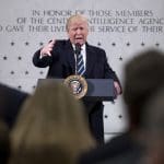 No, Trump was not applauded by the CIA — he brought his own cheering squad