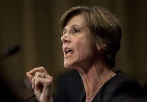 Former acting Attorney General Sally Yates