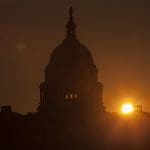 Washington Post’s resistance masthead: “Democracy Dies in Darkness”
