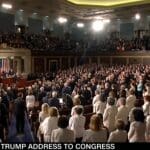 The resistance is televised: Democratic women dressed in white stare down Trump