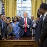 Trump used Black college presidents for Black History Month photo op, lied about school funding plan