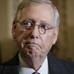 McConnell poses for photos with coal miners seeking help — but he won’t talk to them