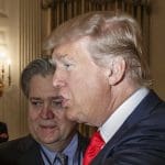 Trump and Bannon save the White House Nazi sympathizer