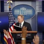 Spicer admits Trump doesn’t care enough about Russian election meddling to even talk about it