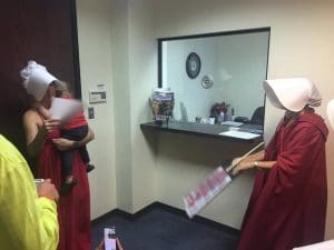 Handmaids Tale protesters