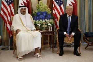 Donald Trump,Tamim Bin Hamad Al-Thani