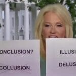 Kellyanne Conway’s new rhyming flash cards turn White House into punchline