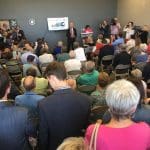 Half the population of small Kansas town shows up to GOP senator’s health care town hall