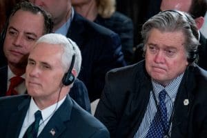 Mike Pence and Steve Bannon: partners in crime.