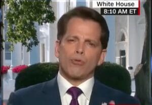 Incoming White House communications director, Anthony Scaramucci