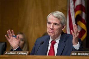 Ohio Republican Sen. Rob Portman is fine with bigotry and cruelty against murdered children, if it means GOP gets their tax scam passed