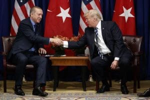 Donald Trump thinks oppressive Turkish dictator Turkish Recep Tayyip Erdogan is a great guy.