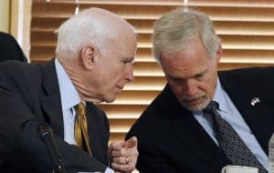 Sens. John McCain and Ron Johnson, both on the Homeland Security Committee, which has nothing to do with health care