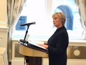 Small Business Administration head Linda McMahon at Trump International Hotel — which she didn't want you to know about