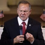 GOP Senate candidate Roy Moore claims First Amendment is against the law
