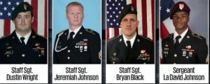 The four U.S. troops killed in an ISIS-led ambush in Niger