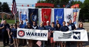 Members of the Warren County Democratic Party in Ohio