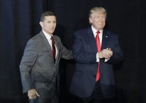 Michael Flynn with Donald Trump