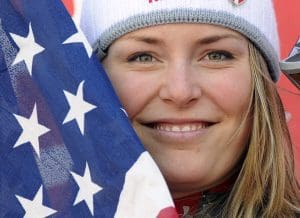 Lindsey Vonn, completing at the alpine ski World Cup finals