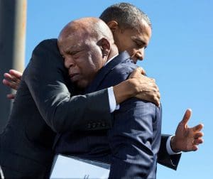 Obama and John Lewis