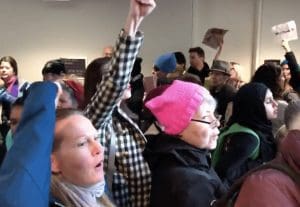 Protesters storm the Senate to protest the GOP tax scheme