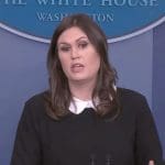 Sarah Sanders visibly squirms over Trump’s endorsement of accused child molester