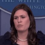 Sarah Sanders admits shutdown ended because Trump stayed in hiding