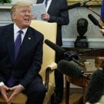 Trump kicks reporter out of Oval Office for asking if he only wants to let white people in