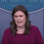 Sarah Sanders whines about former aide’s abused ex-wife calling her out