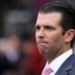 Trump Jr. shouted off stage at book tour event by far-right protesters