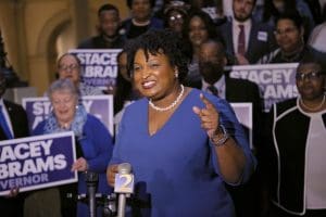 Georgia Democratic gubernatorial nominee Stacey Abrams would be the first black woman governor in the country if elected