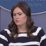 Sarah Sanders won’t echo Trump’s latest media attack to reporters’ faces