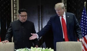 Trump and Kim Jong Un meet