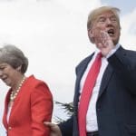Trump trashes British prime minister behind her back but not to her face
