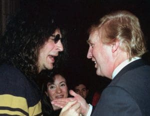 Howard Stern and Donald Trump in 2000