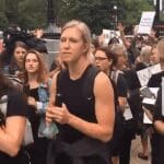 ‘We believe Christine Ford’: Women protest GOP senators’ sham hearing
