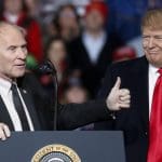 Watch Congressman Steve Chabot suck up to unhinged Trump at Ohio rally