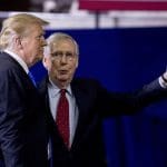 Trump claims Democrats ‘do nothing’ as McConnell blocks 400 bills