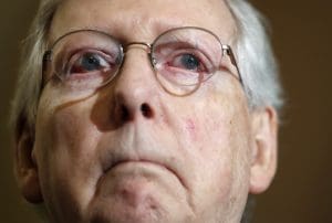 Mitch McConnell close-up