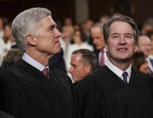 Supreme Court Justices Neil Gorsuch and Brett Kavanaugh