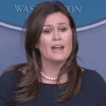 Sarah Sanders comes out of hiding to spend 15 minutes dodging questions