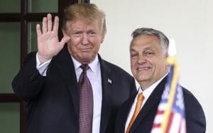 Trump with Hungarian Prime Minister