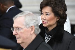 Elaine Chao and her husband, Senate Majority Leader Mitch McConnell