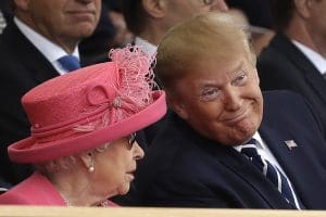 Trump and Queen Elizabeth II